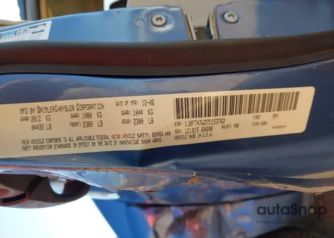 2007 Jeep Compass Sport z USA, uszkodzony, nr VIN 1J8FT47W37D153762